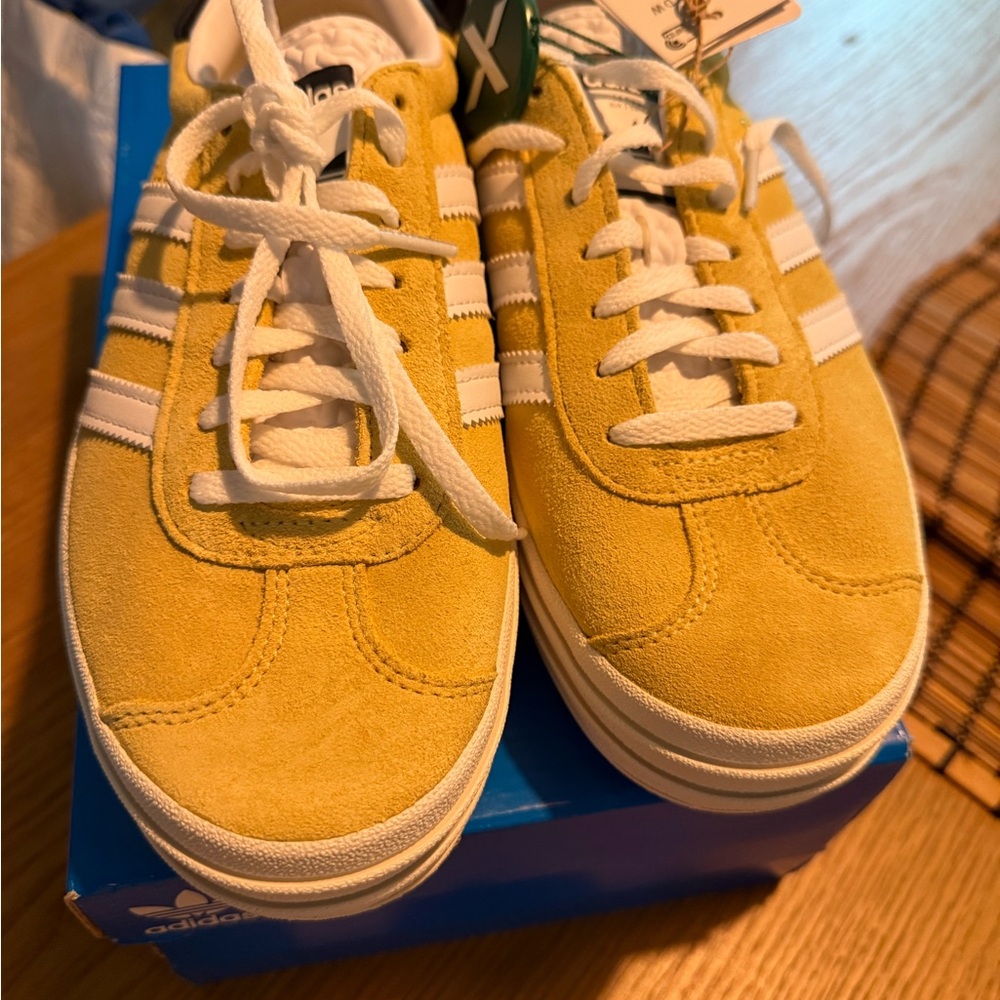 Adidas Gazelle Bold “Almost Yellow” (Women’s 7.5–fits more like an 8)